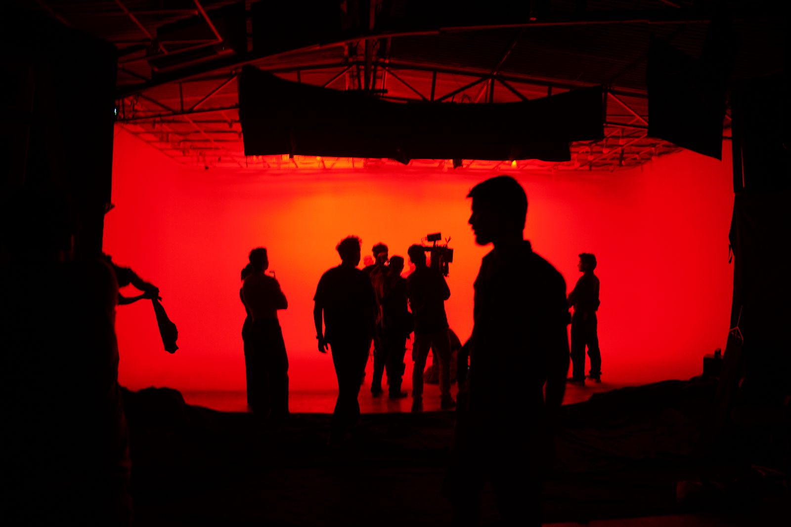 On set of Nashwar, a Lensmonk Original short film